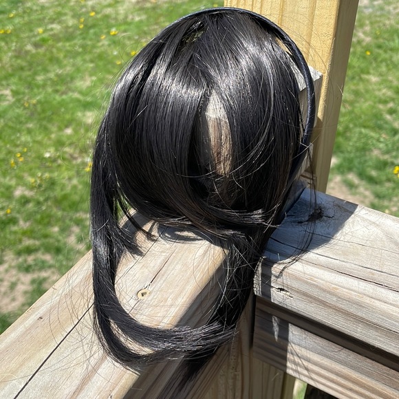 NWT bangs headband bangs various colors price firm medium or brown black band - Picture 8 of 12